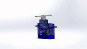 SERVO MOTOR | Rotation of the assembly (SOLIDWORKS)