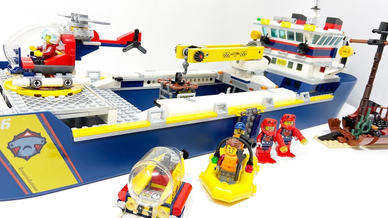 【レゴシティ】海の探検隊　海底探査船　60266　/ 【LEGO CITY】SHIP FLOATS　Sea expedition　Submarine  exploration vessel