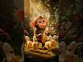 banana or banana ki bache ki funny story 🍌#ai #funny #shorts