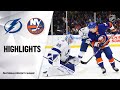 NHL Highlights | Lightning @ Islanders 11/01/19