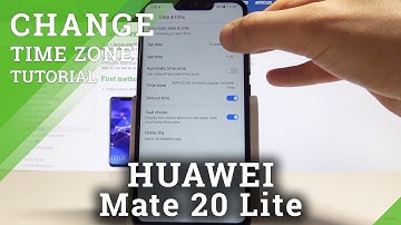 HUAWEI Mate 20 Lite DATE & TIME Settings / Change Date / Set Up Time Zone