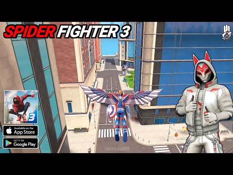 Spider Fighter 3 (New Update: New Hero, New Skins, New Gadgets) Gameplay Android&Ios