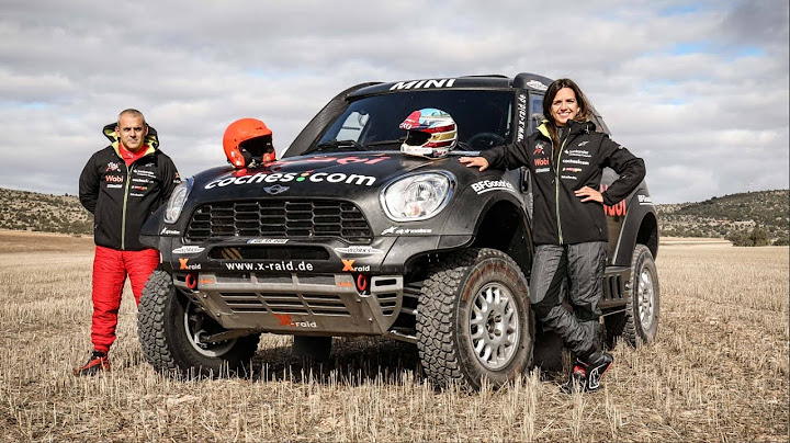 Cristina Gutiérrez, un sueño cumplido (Mini all 4 Racing X-raid)