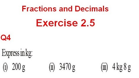NCERT Solution CLASS-7(VII)  Mathematics CHAPTER-2 Fractions and Decimals  Ex-2.5 Q 4 @bhullar