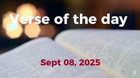 Verse of the day - September 08, 2025 | Habakkuk 2:2-3