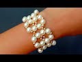 How To Make Pearl Bracelet//Bridal Jewellery// Useful & Easy