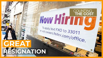 Why are people quitting their jobs in record numbers? | Counting the Cost
