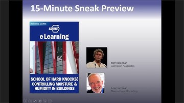 Course Clip: Controlling Humidity and Moisture from ASHRAE eLearning