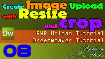 Create Image Upload with Resize and Crop [08] Upload and Crop Function Part 2 [Dreamweaver Tutorial]