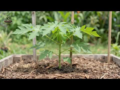 Nature’s Magic Papaya Tree Growth Time Lapse