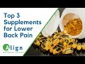 How to Relieve Lower Back Pain (Top 3 Supplements You Should Take)