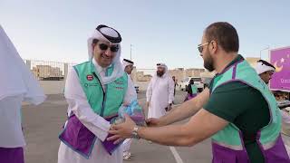 حملة رفيق الخير، في مقر قطر الخيرية بالخور