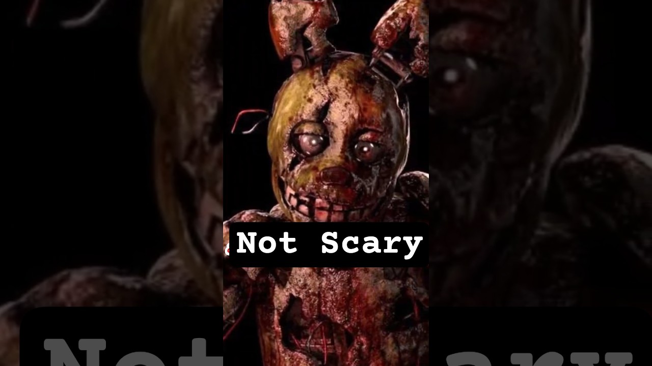 Why Springtrap Never Scared Anyone #fnaf #freddyfazbearspizza #fivenightsatfreddys #horrorgames