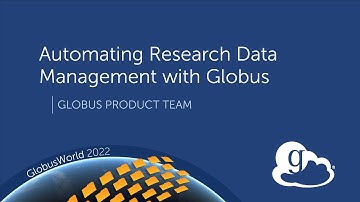 Automating Research Data Management with Globus