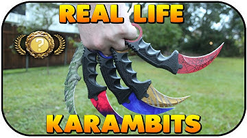 Real Life CSGO Karambits UNBOXING!