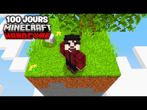 J'ai Survécu 100 JOURS En One Chunk HARDCORE Sur Minecraft !