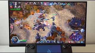 Steam Deck Gameplay - Heroes Of The Storm - Steamos