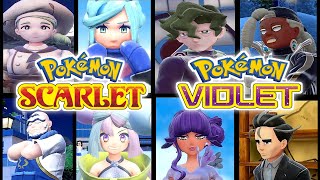 Pokemon Scarlet All Gym Leader Battles And The Pokemon They Are Using