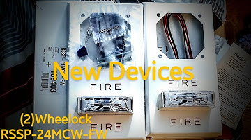 New Devices| (2)Wheelock RSSP-24MCW-FW