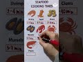 Seafood Cooking Times