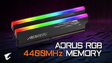 AORUS RGB DDR4 Memory 4400MHz | Official Trailer
