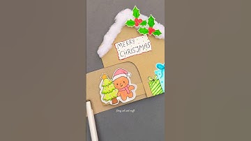 Stunning Christmas pop-up card￼🎄❄️☃️