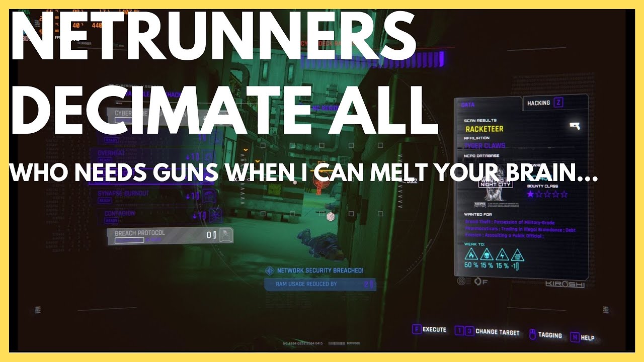 CYBERPUNK 2077: NETRUNNER GAMEPLAY - YouTube