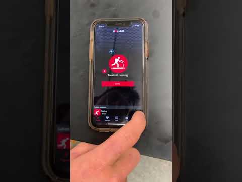 Polar H10 HR monitor and app instruction video