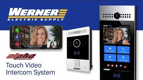 AlphaTouch Cloud-Based Smart Video Intercom System