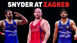 Kyle Snyder Took On Two Tough Iranians At Zagreb