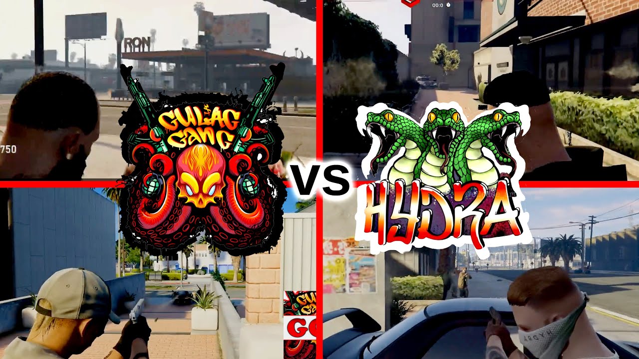 GG vs Hydra Shootout (MultiPOV) + CONTEXT | GG NoPixel WL RP
