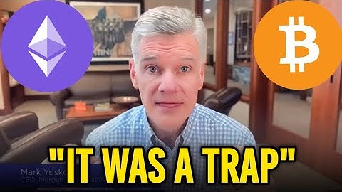 "Why the Next Bitcoin & Crypto Rally Won’t Start Until 2026"- Mark Yusko