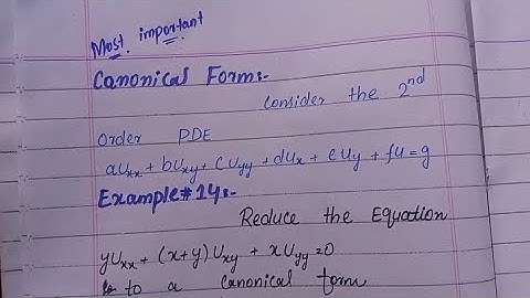 Example 14 PDE by Dr. Nawazish Ali Shah #PDE #Dr.nawazishalishah #versalearnhub