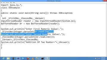 How to Use InputStreaReader And BufferedReader in Core Java