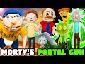 SML Parody: Morty's Portal Gun!