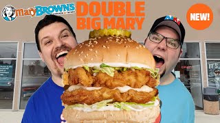 NEW Mary Brown's Double Big Mary Review! #chickensandwich