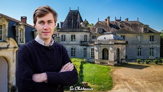 At 25, He Bought a French Chateau in Dordogne. Tour Before Restoration.