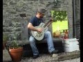 Feelin' Bad Blues - Ry Cooder (cover) Busker Delta Resonator Guitar Blue Diamond Bottleneck