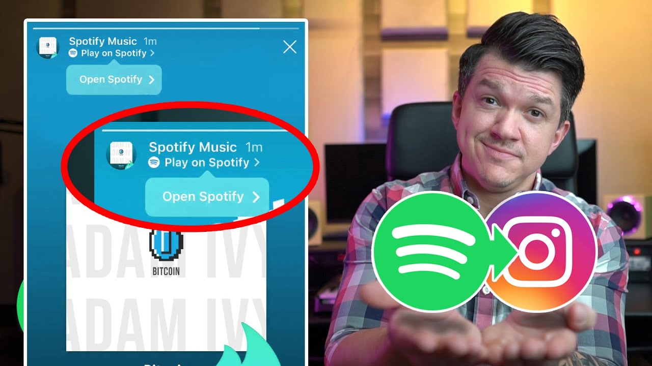 How To Link Spotify To Instagram Stories Sell Music With Instagram Youtube