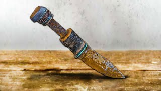 Rusty Antique US Pilot Knife  KABAR Restoration