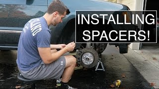 Installing WHEEL SPACERS & WINTER PREP