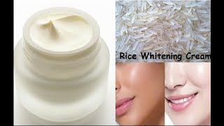 Rice Cream For Face|Skin Whitening & Anti Aging Rice Cream|Korean Inspired DIY Rice Cream