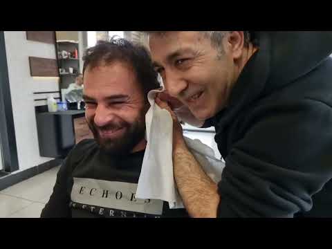 ASMR TURKISH  BARBER SLEEP HYPNOSOS ,BARBER VİSİT /FACIAL PEELING /ARM AND HEAD MASSAGE