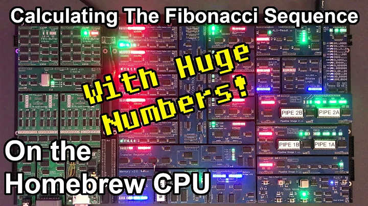 Calculating The Fibonacci sequence With Huge Numbers on the Homebrew CPU!