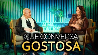 Dá Para Sentir a Conexão Espiritual da Lúcia Helena Galvão e Monja Cohen