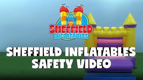 Bouncy Castle hire - Sheffield Inflatables - Safety Video