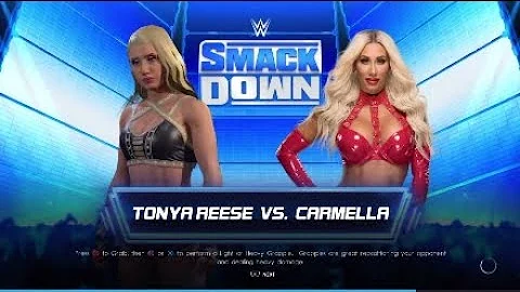 WWE Smackdown| Tonya Reese vs Carmella WWE2K22