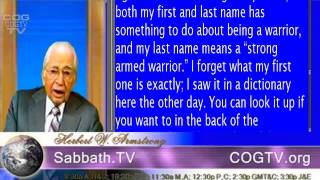 20150606-Sabbath.TV -- Video of Herbert W. Armstrong - Outline of Prophecy