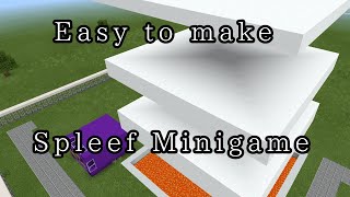 How to make spleef Arena that resets itself in Minecraft