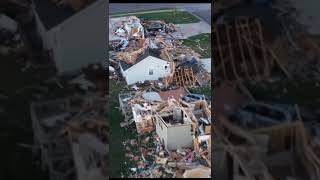 Andover, Kansas: Tornado damage live video footage 2022
